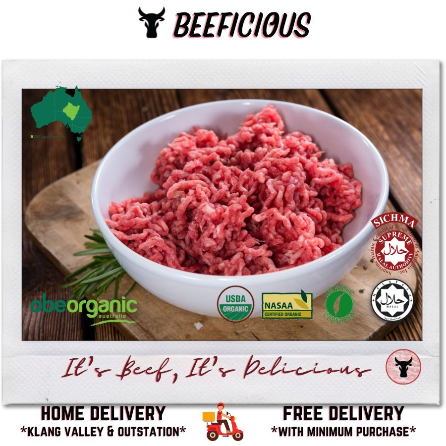 Aust OBE Organic Minced Beef * 500g Shopee Malaysia