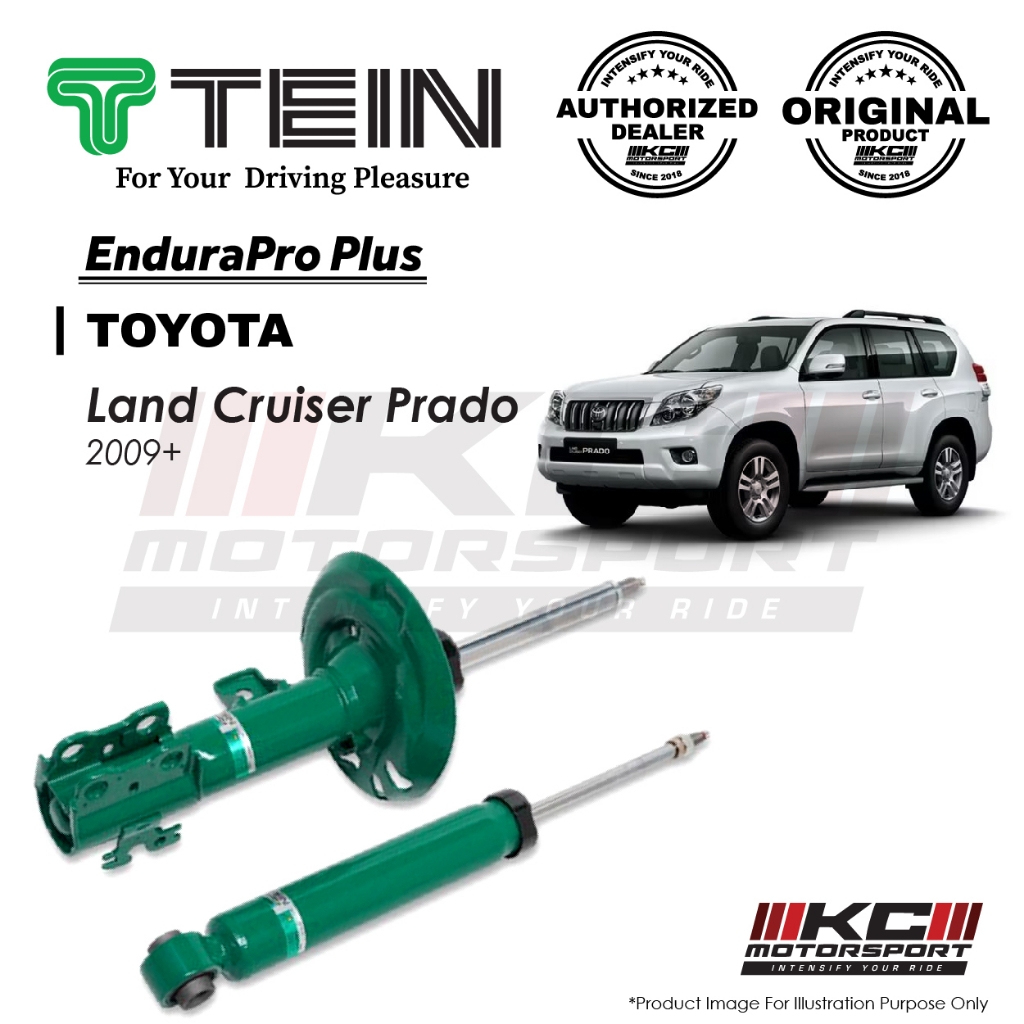 TEIN EnduraPro Front Shock Absorber Kit - 2015-2024 Toyota Land Cruiser Prado 4WD (GDJ150W) main image 1