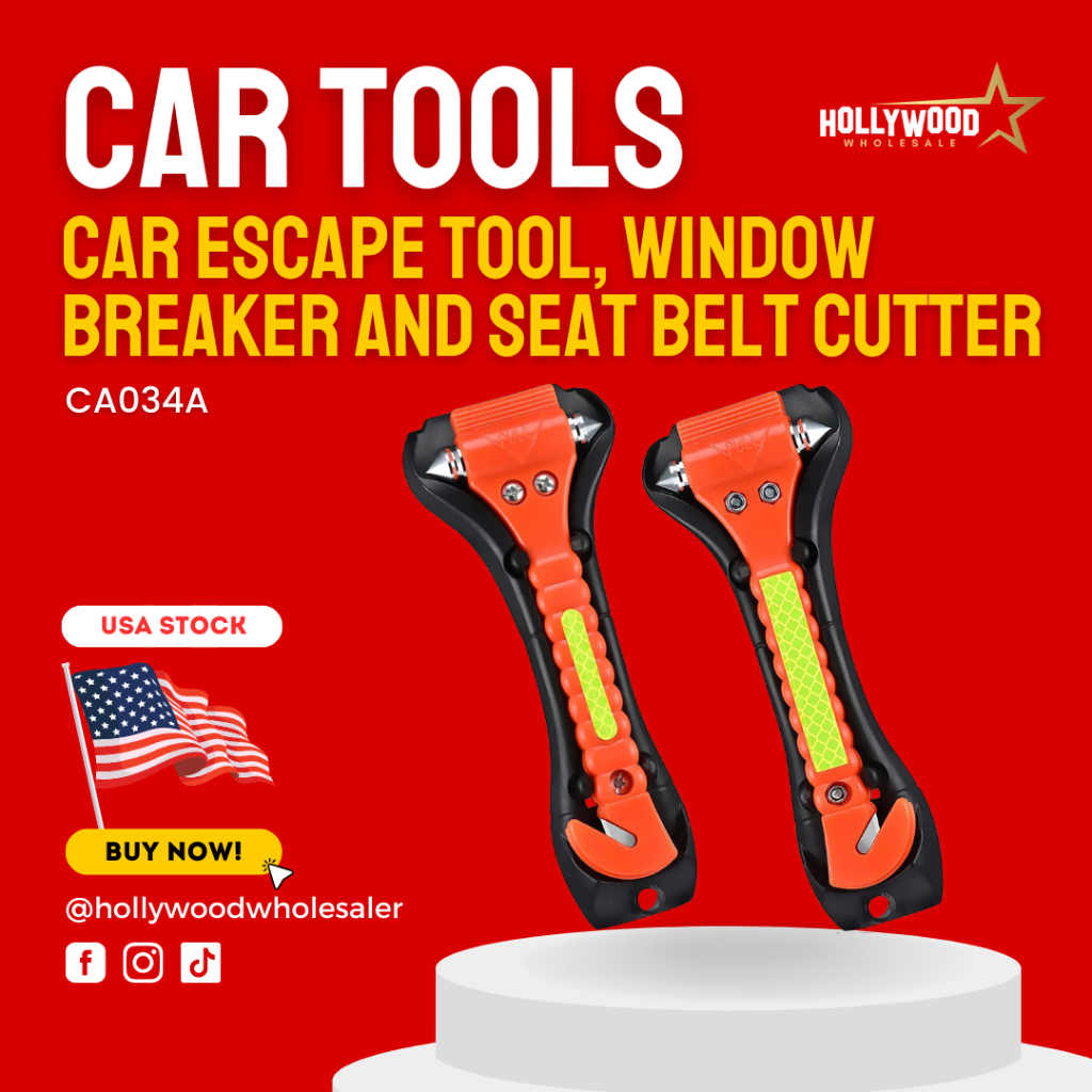 Upgraded Car Escape Tool, Window Breaker and Seat Belt Cutter Emergency Escape Tool for Car