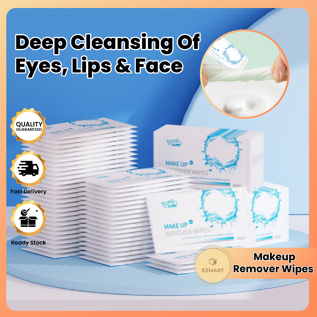 Makeup Remover Wipes Deep Cleansing Of Eyes, Lips And Face Cleansing