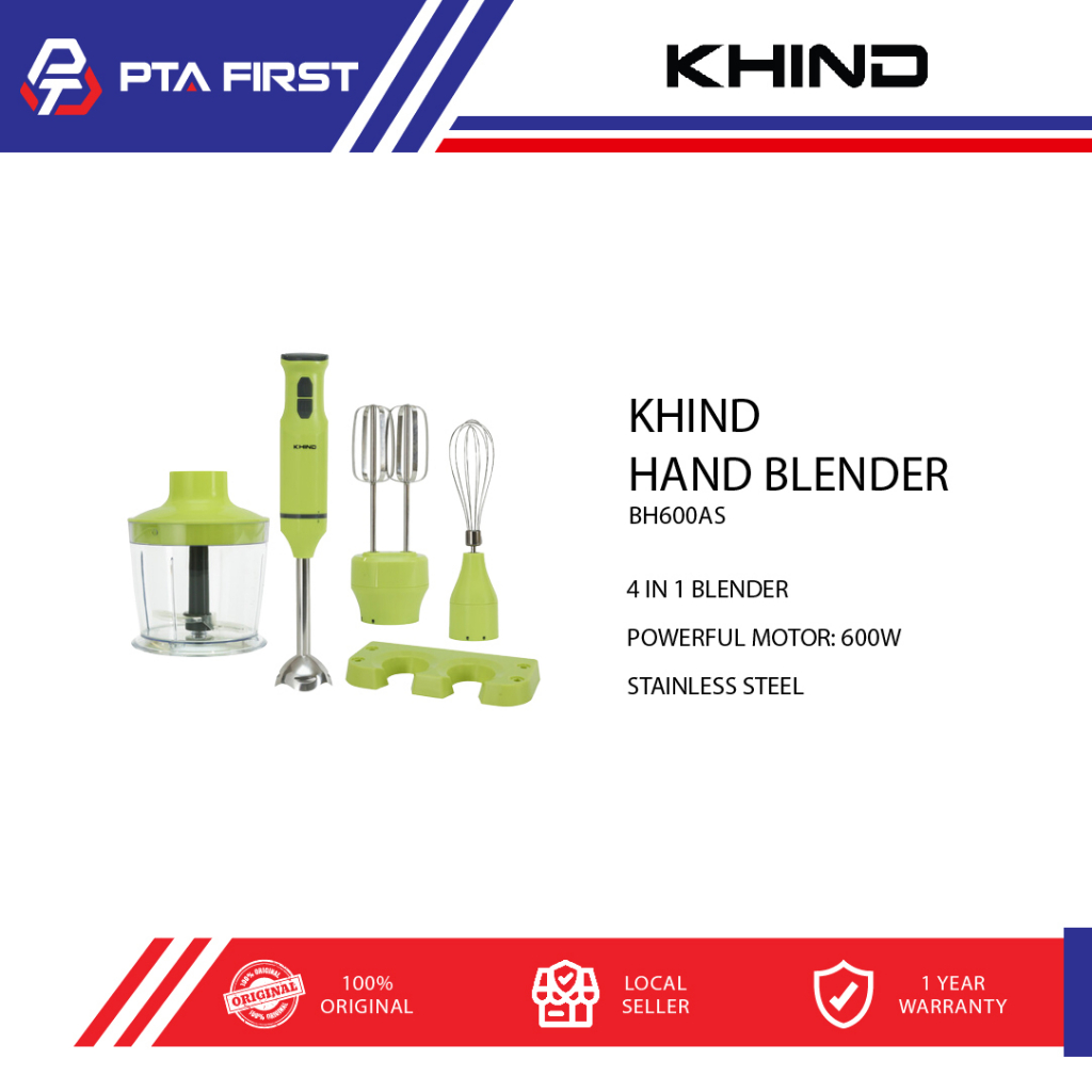 KHIND BH600AS HAND BLENDER (9557496211973) Shopee Malaysia