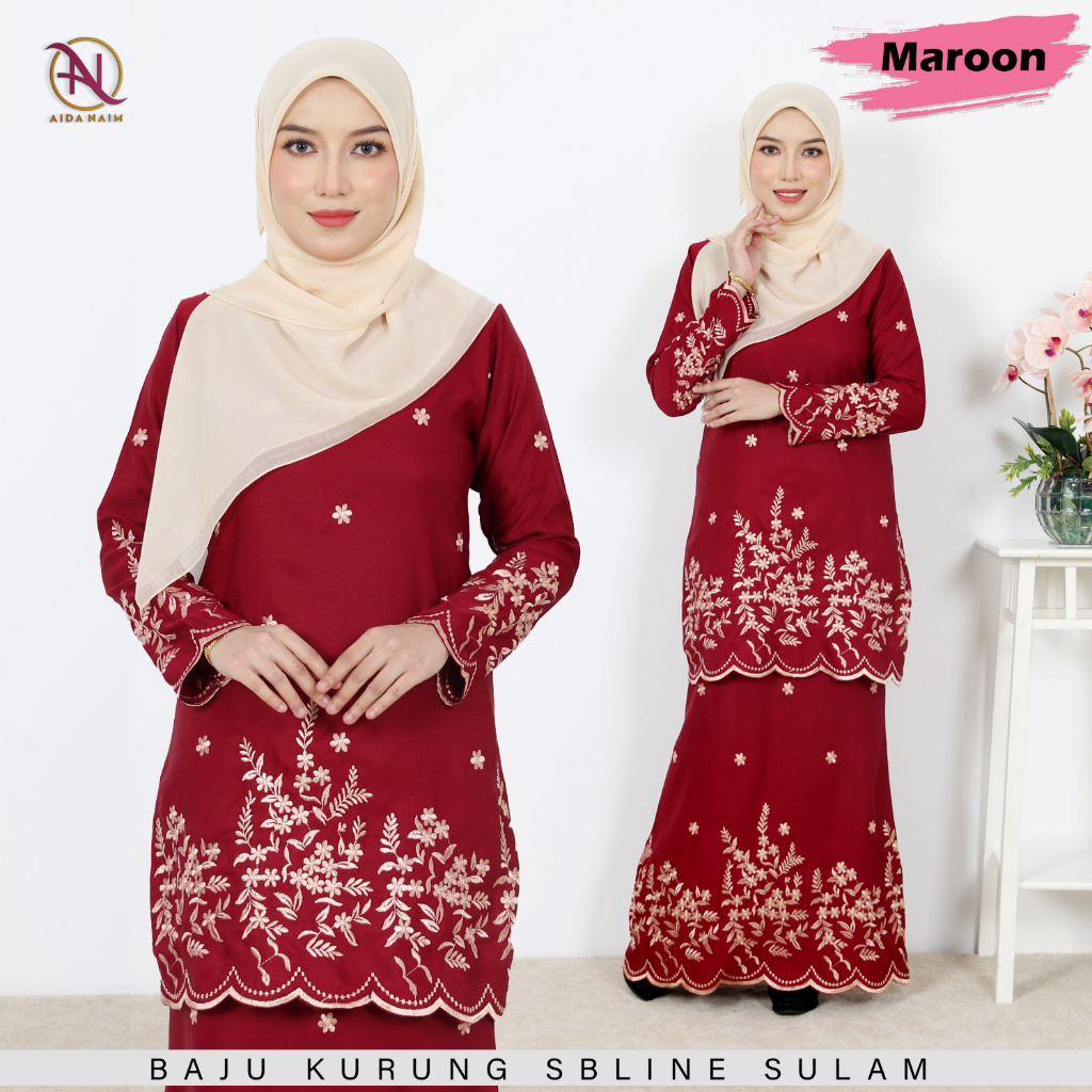 BAJU KURUNG COTTON SBLINE SULAM VER-2.0 | Shopee Malaysia