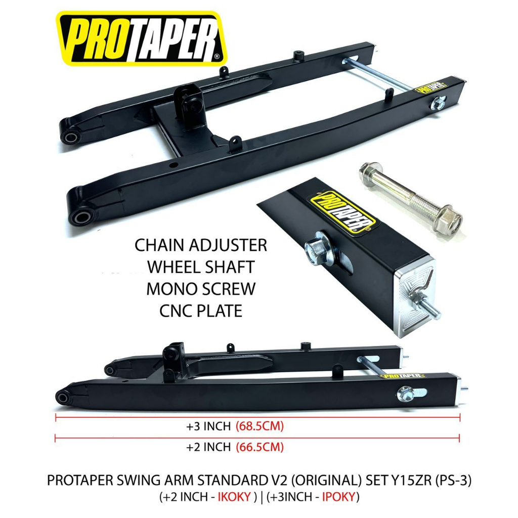 PROTAPER SWING ARM ( STANDARD CUTTING ) PNP +2 INCH & + 3 INCH Y15 V1