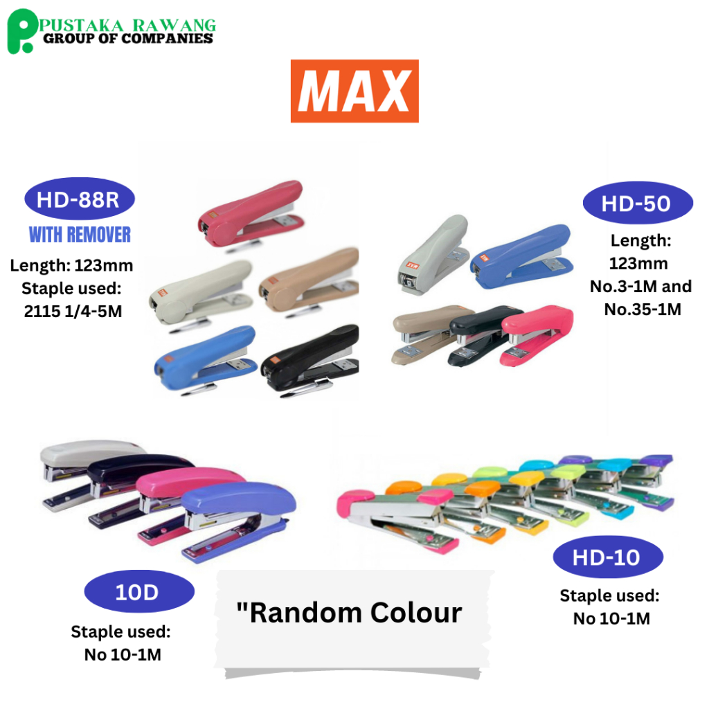 ORIGINAL MAX STAPLER Shopee Malaysia