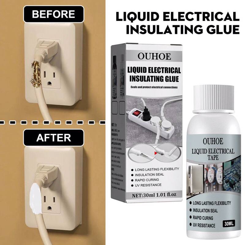 OUHOE LIQUID ELECTRICAL INSULATING GLUE Mengikat dan menyambung wayar