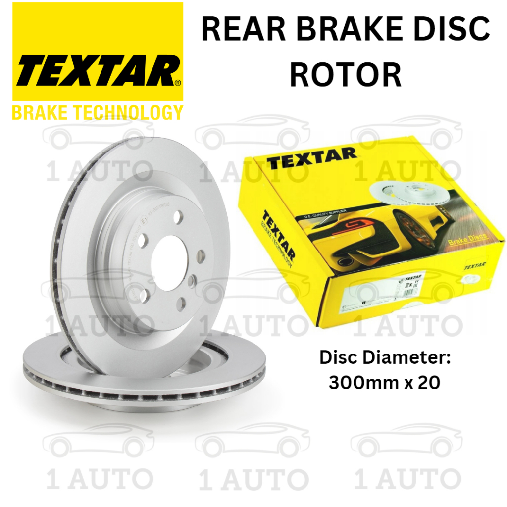 TEXTAR GERMANY REAR BRAKE DISC ROTOR BMW F44 GRAN COUPE 218i F46 GRAN ...