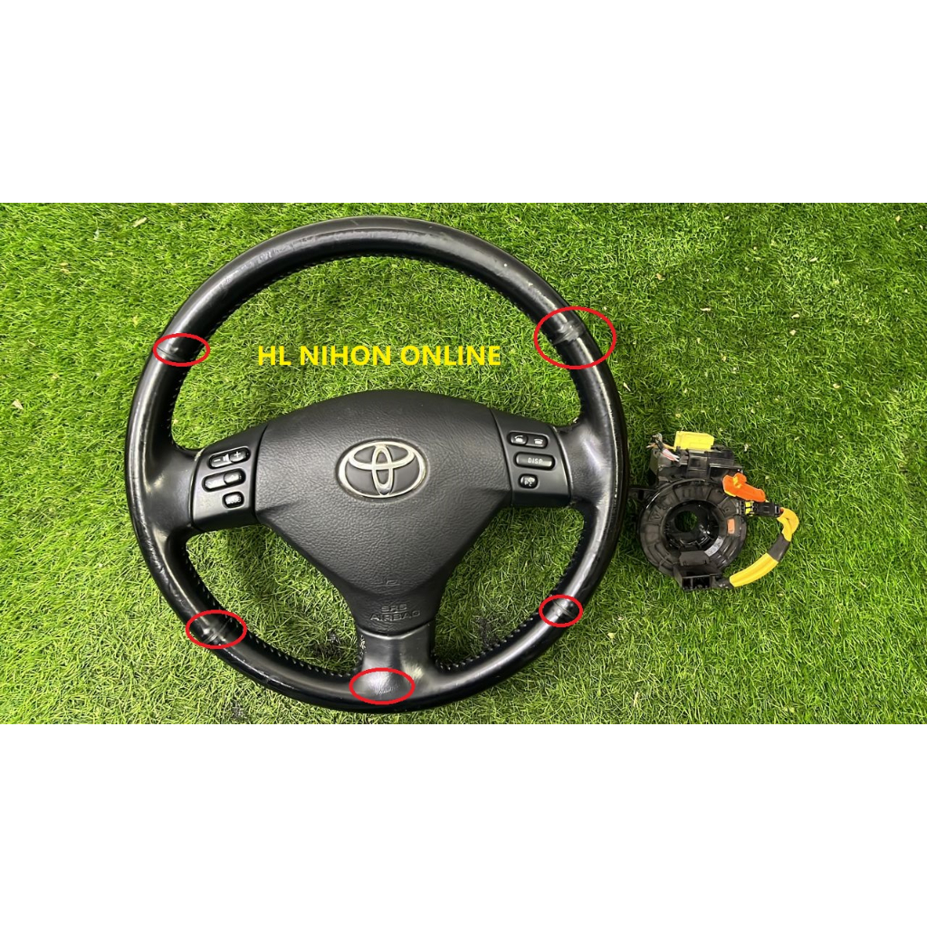 (USED)TOYOTA MARK-X STEERING WHEEL WITH ROLLER | Shopee Malaysia