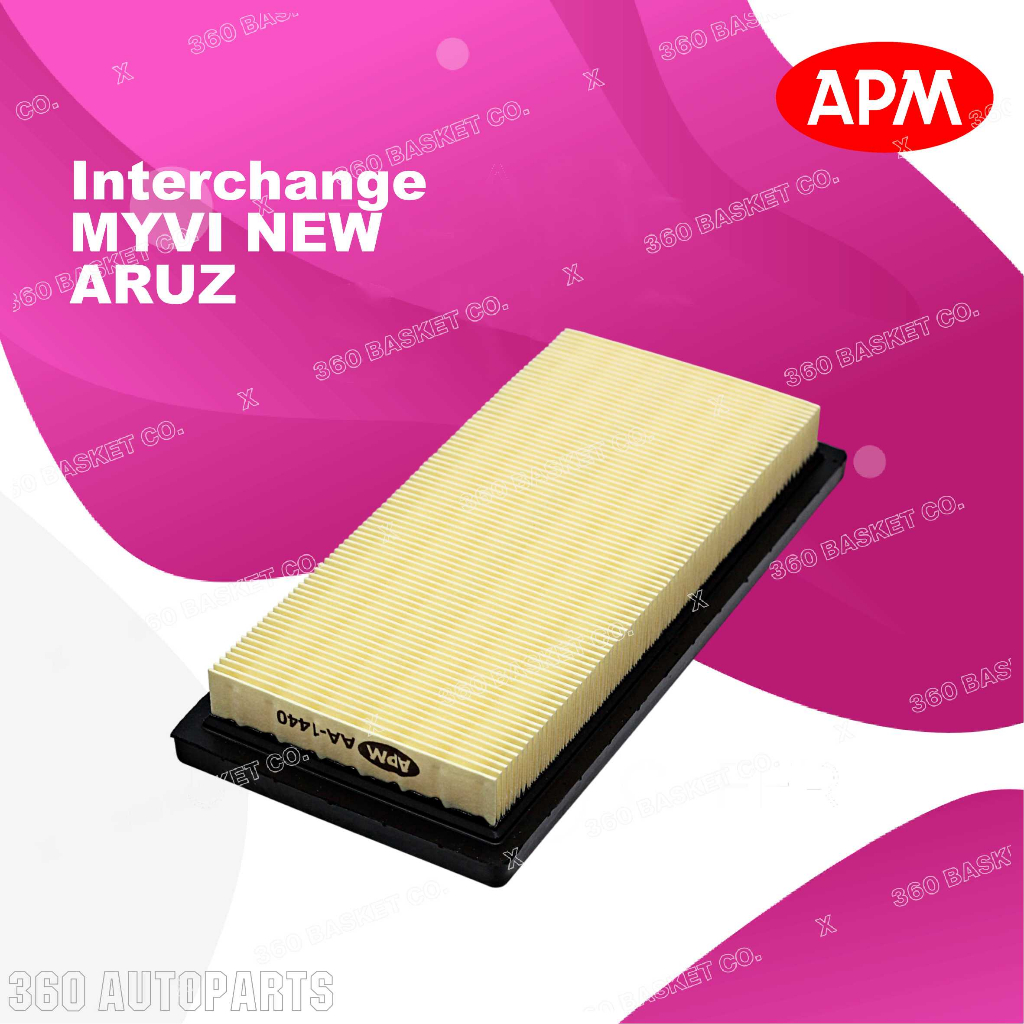 APM AIR FILTER PERODUA ARUZ NEW MYVI D20N 1780120R01 (PENAPIS UDARA