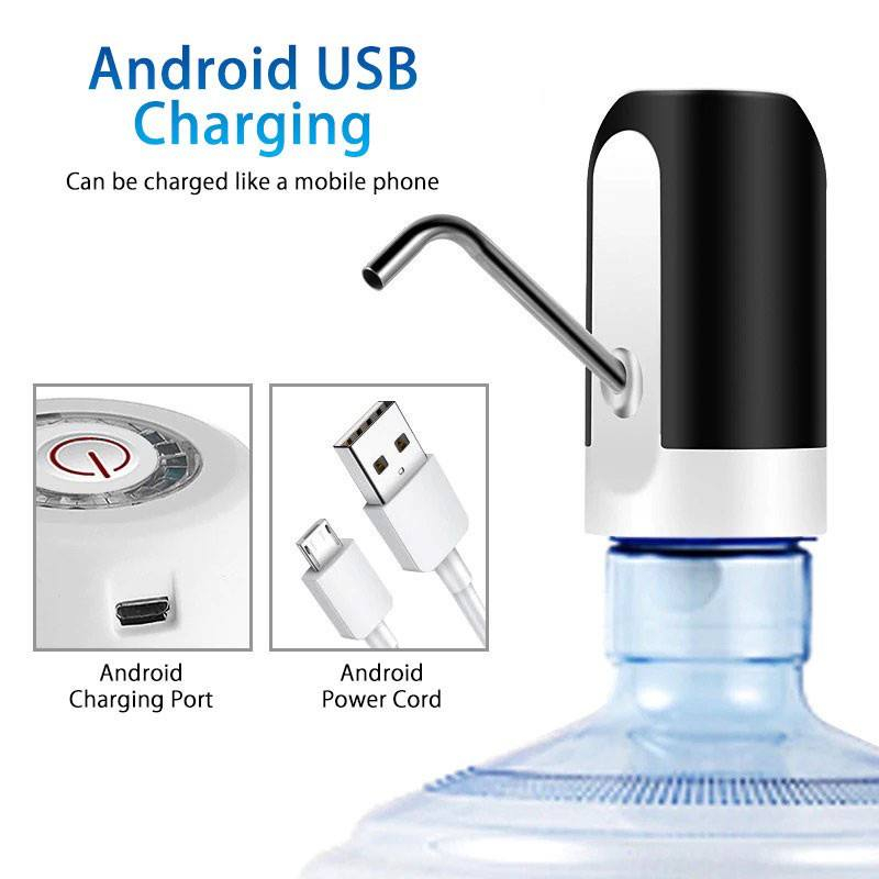 Water Dispenser Pump Smart Rechargeable USB Charging Automatic Drinking ...