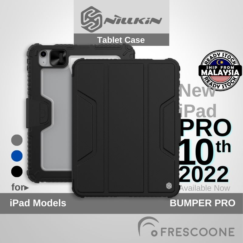 NILLKIN BUMPER PRO Flip Case Tablet Camera Cover Casing for iPad 10 10.