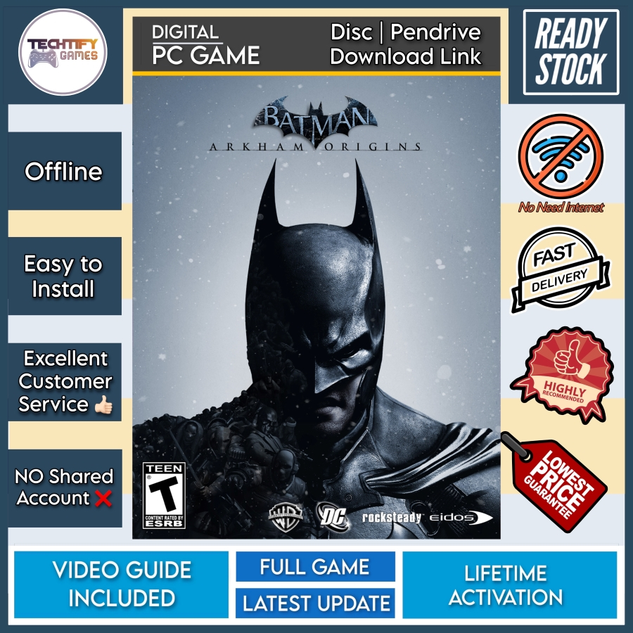 [PC Game] Batman Arkham Origins Complete Edition Offline [Disc