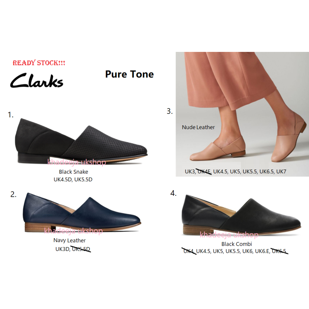 pure tone flat clarks
