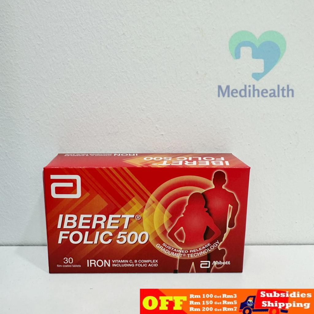 Abbott Iberet Folic 500 Tablet (30's) | Shopee Malaysia