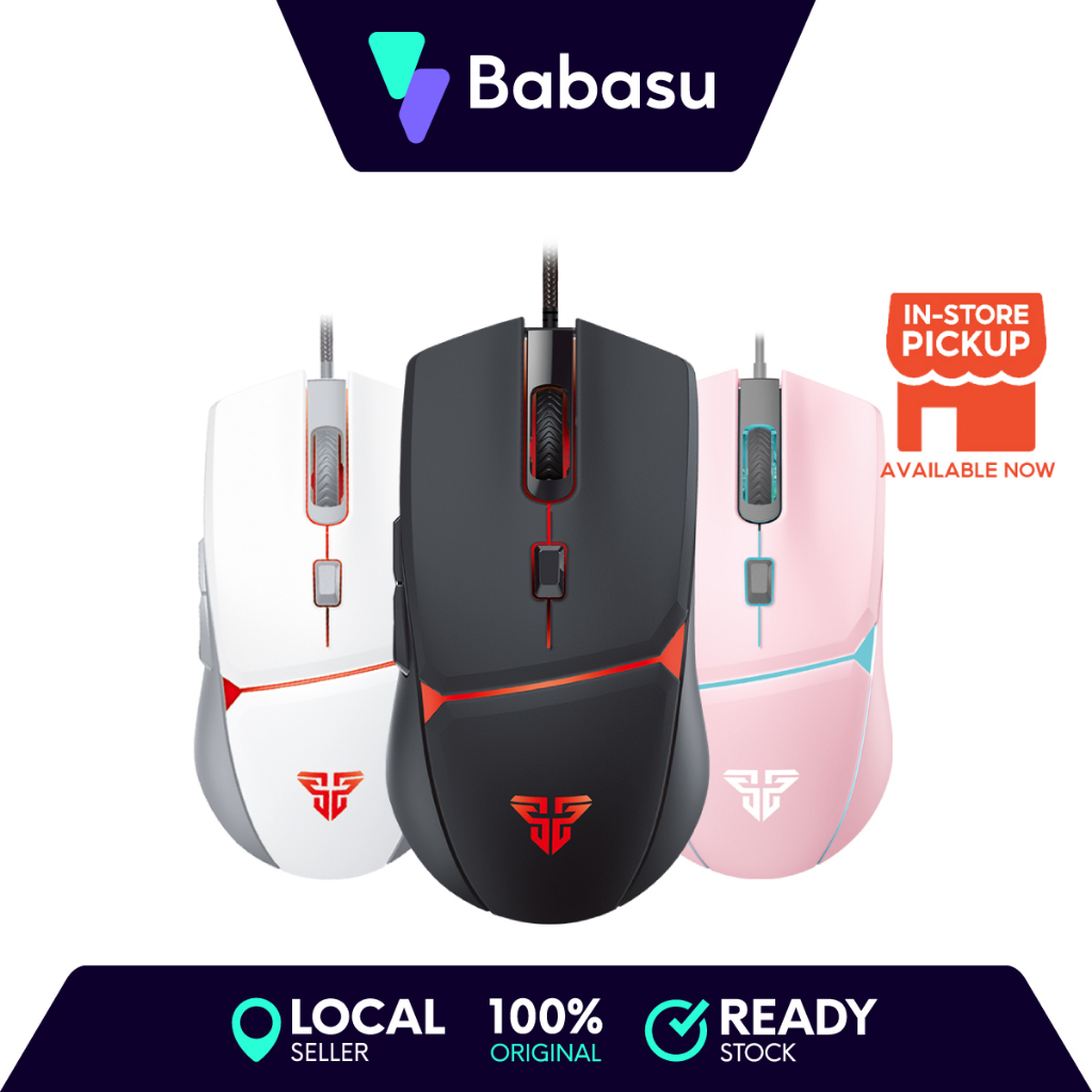 Fantech VX7 Crypto 6D Light weight Macro Programmable Gaming Mouse pink  sakura | Shopee Malaysia