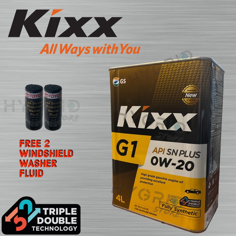 Kixx G1 API SN PLUS 0W20 Fully Synthetic Engine Oil Shopee Malaysia