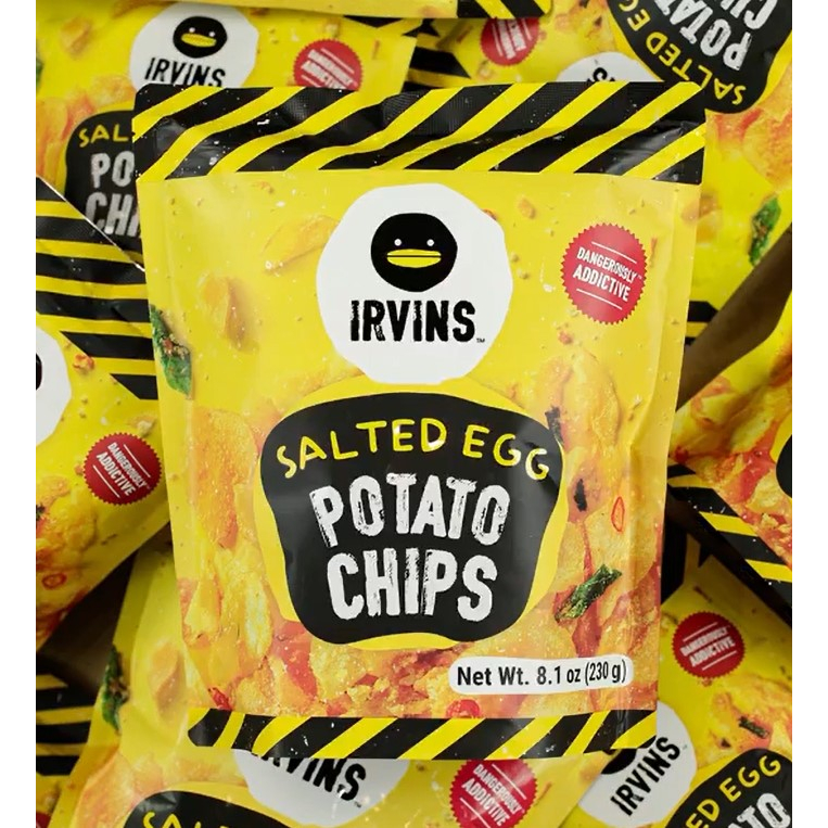 Irvins Salted Egg Potato Chips (230g) | Shopee Malaysia