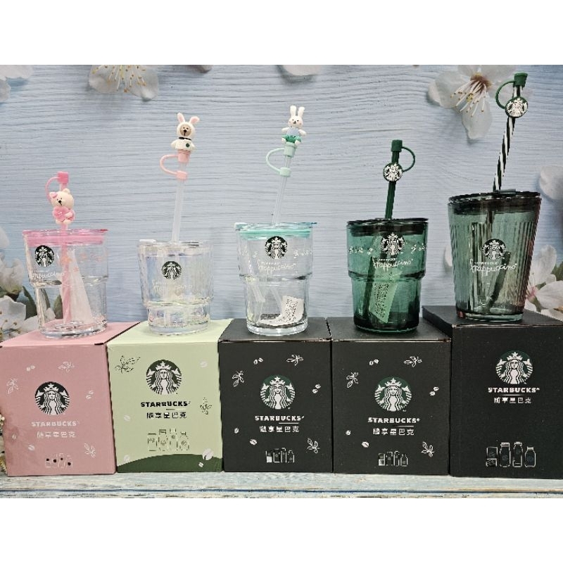 Starbucks Frappuccino Glass Cold Cup with Silicone Straw | Shopee Malaysia