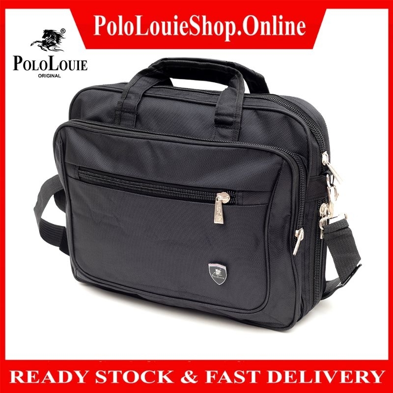 Original Polo Louie Men's Business Office Bag Laptop Bag Sling Shoulder ...