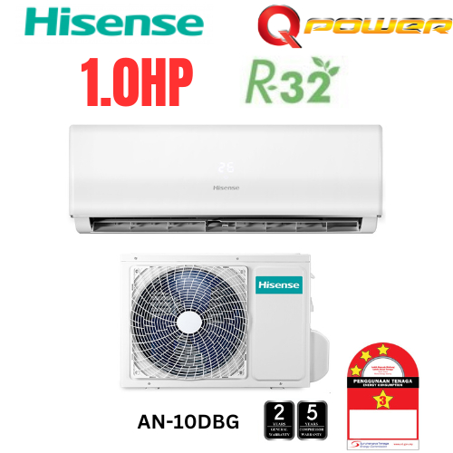 Hisense R32 Standard Air Conditioner 10hp An10dbg Shopee Malaysia 4109