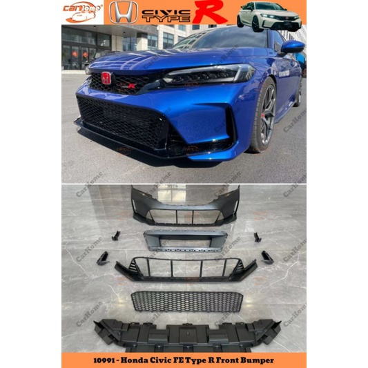 HONDA Civic FE 2022–2023 Tukar Bampar Type R / Convert Type R Front ...