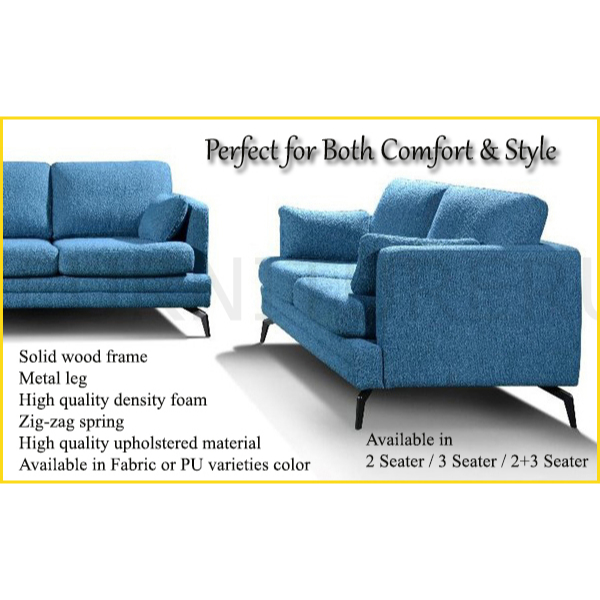 Premium Modern Sofa Promotion. Jacinta Modern 2+3 Sofa. Delivery in