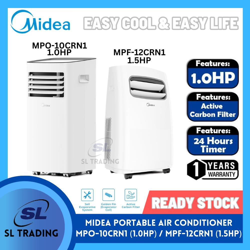 MIDEA Portable Air Conditioner 1.0HP - 1.5HP (MPO-10CRN1/MPF-12CRN1 ...