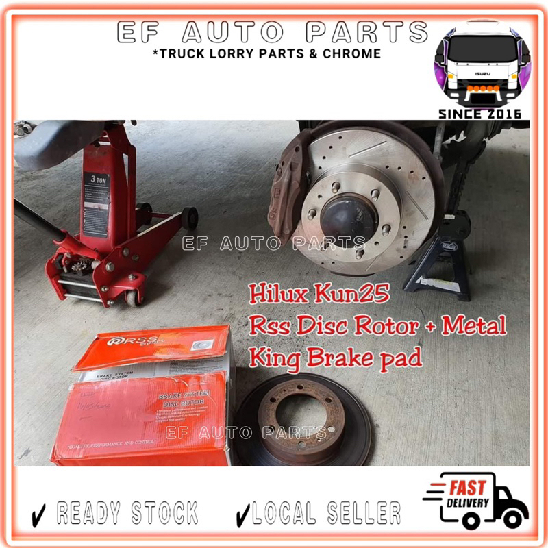 Toyota Hilux Vigo KUN25 KUN26 2.5 3.0 RSS Sport Brake Disc Rotor 297MM ...
