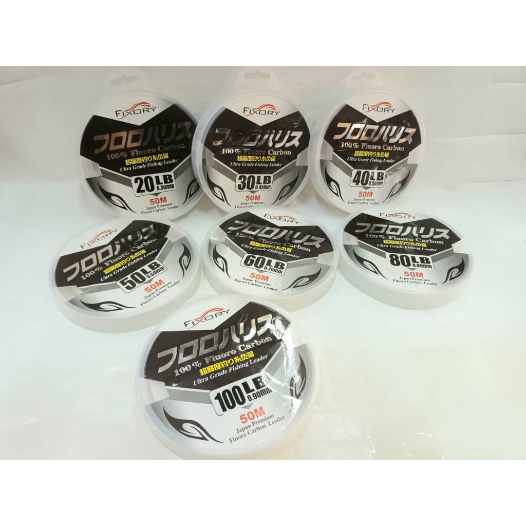 FIXORY 100 FLUORO CARBON LEADER 50M Shopee Malaysia