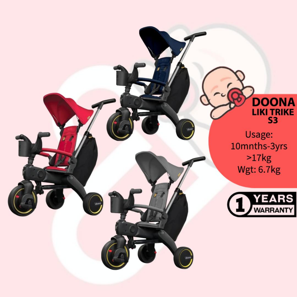 Doona Liki Trike S3 The World’s Most Compact Folding Trike Shopee