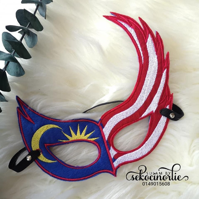 TOPENG MERDEKA MASK Merdeka Costum Felt Mask | Shopee Malaysia