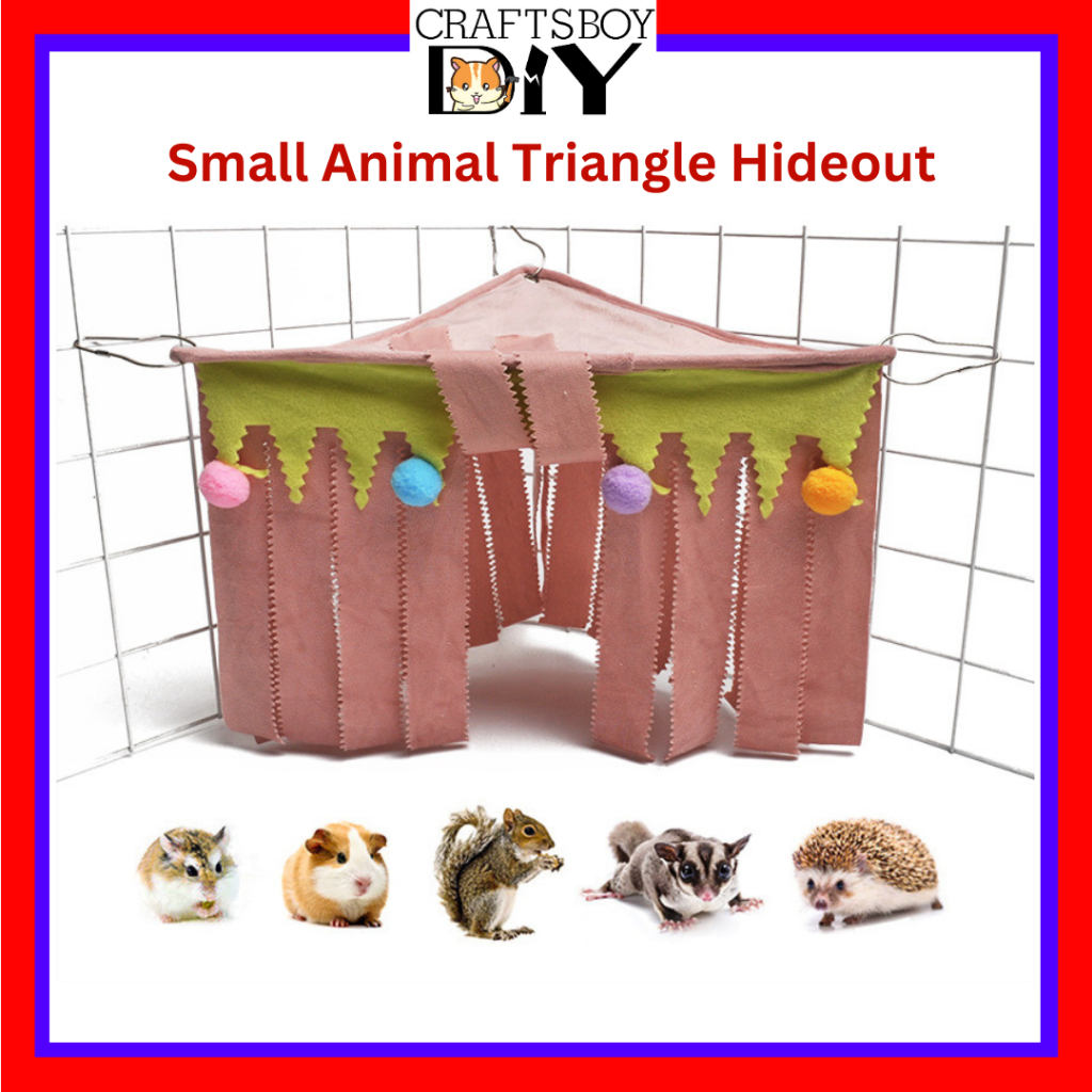 Guinea Pig House Guinea Pig Corner House Curtain Hideout Sugar Glider ...