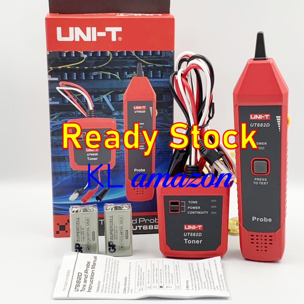 (ACCEPT URDENT ORDER!) UNI-T UT682D Tone and Probe | Shopee Malaysia