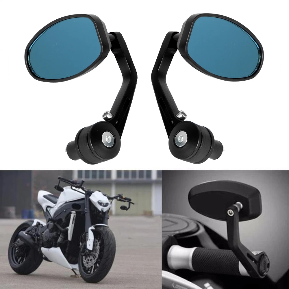 Motor Mirror 7/8 Handle Bar End Mirror Motorcycle Alloy CNC Racing