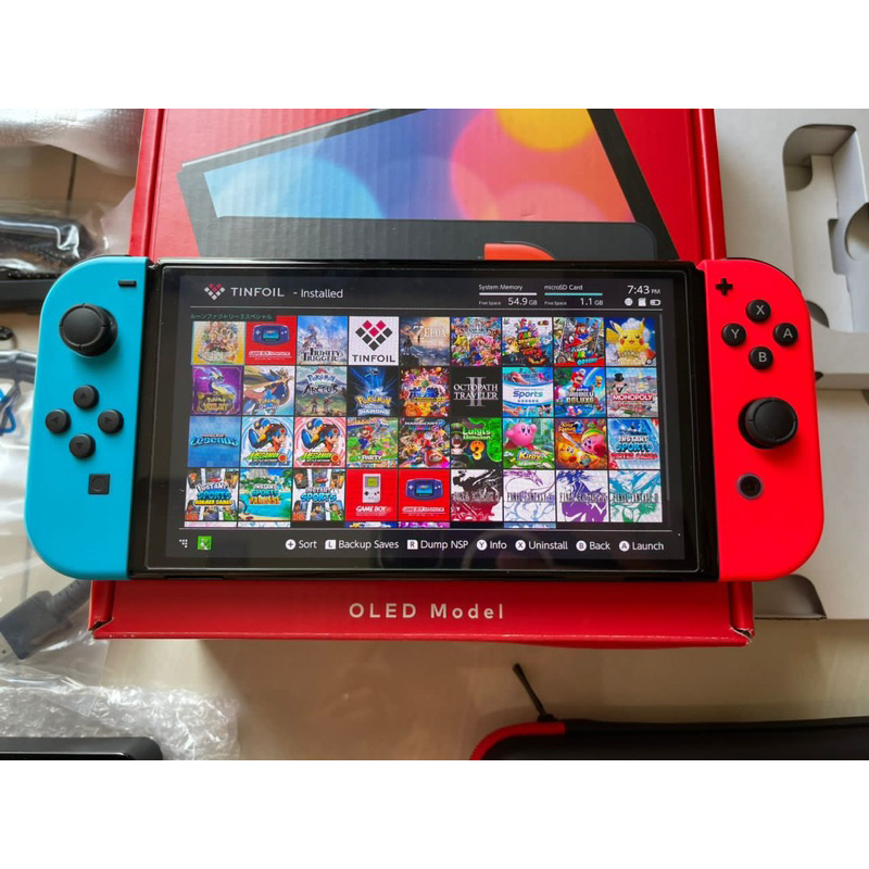 Jailbroken deals nintendo switch