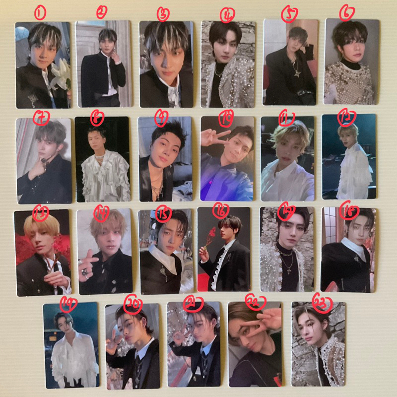 ENHYPEN DARK BLOOD PHOTOCARDS | Shopee Malaysia