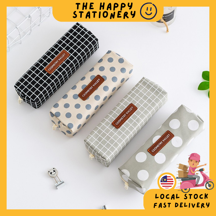 [Ready Stock] Creative Canvas Pencil Bag Student Cute Large Capacity ...