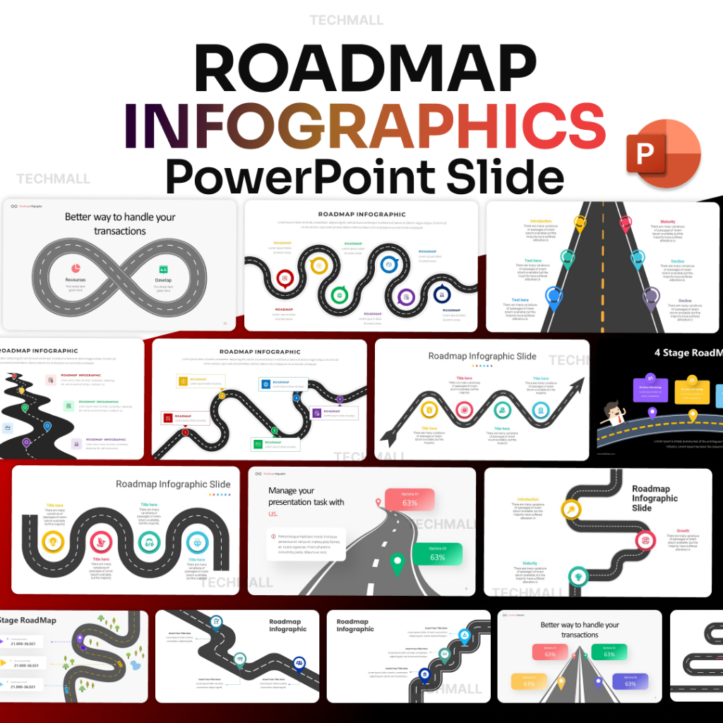 Roadmap Infographics PowerPoint Presentation Template | Easy Edit ...