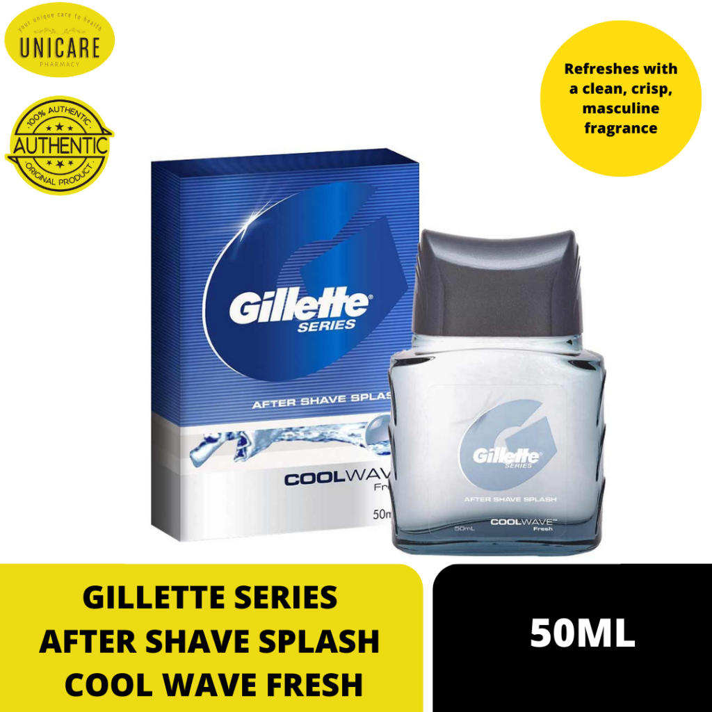 GILLETTE SERIES AFTER SHAVE SPLASH COOL WAVE FRESH 50ML Shopee Malaysia