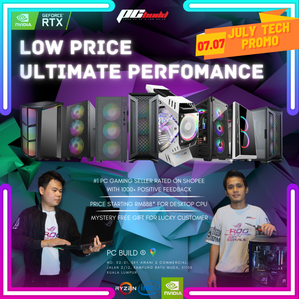GAMING PC PC GAMING GAMING COMPUTER DESKTOP CPU | Shopee Malaysia