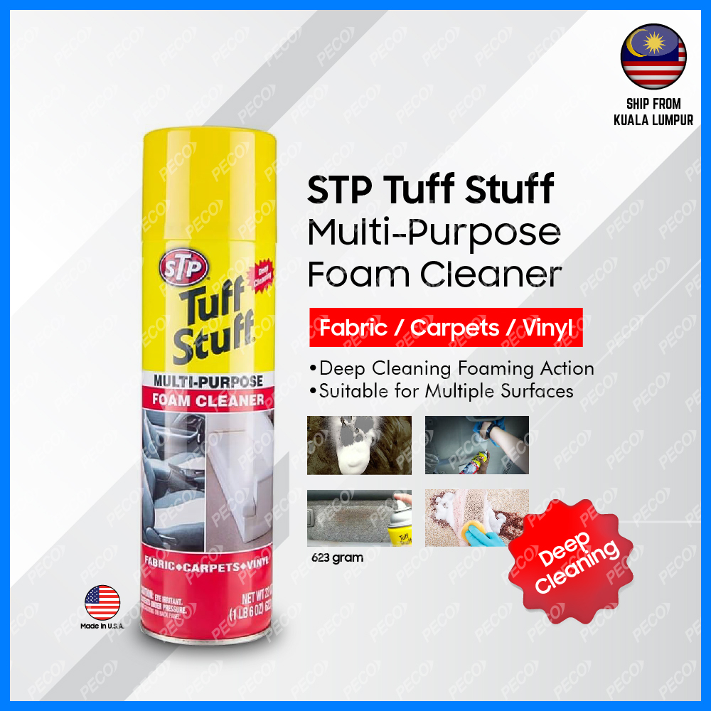 STP Tuff Stuff MultiPurpose Foam Cleaner Deep Cleaning (623g) Shopee