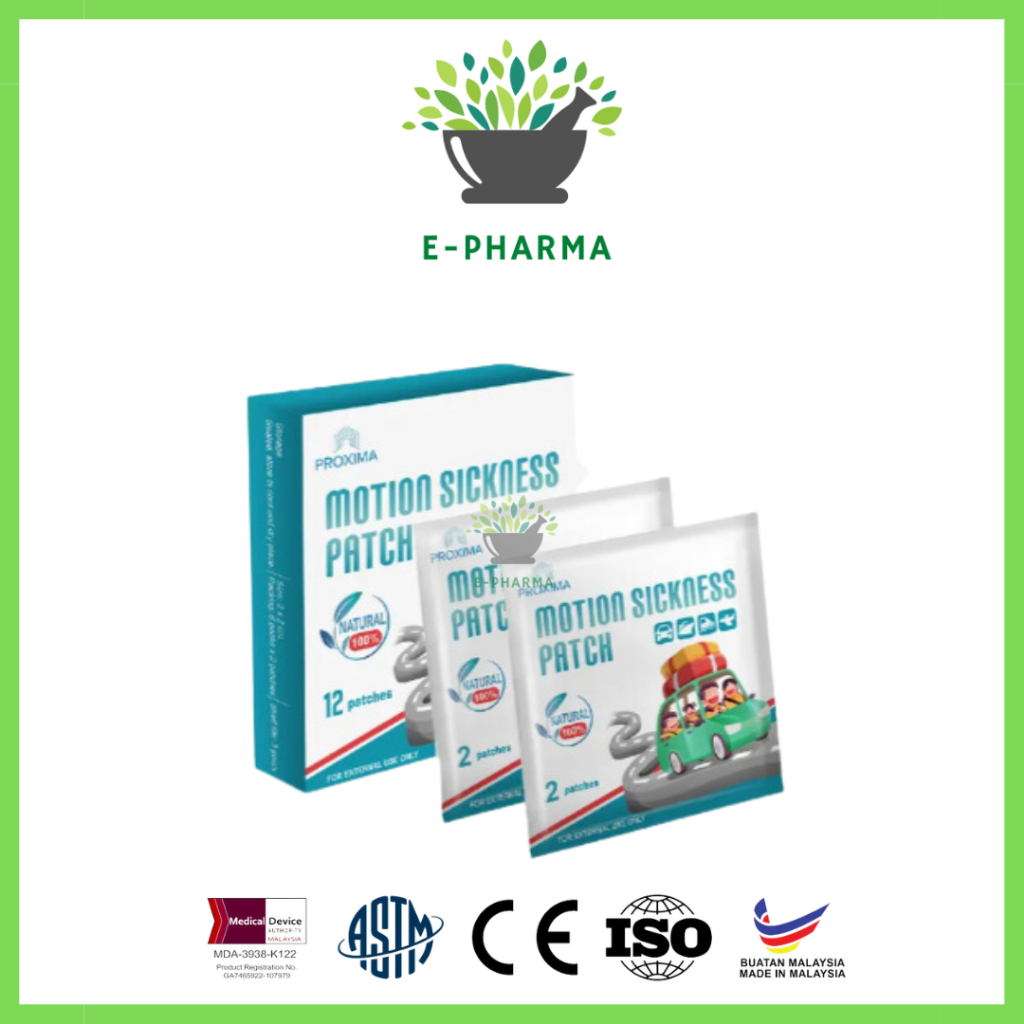 Proxima Motion Sickness Patch 12's Shopee Malaysia