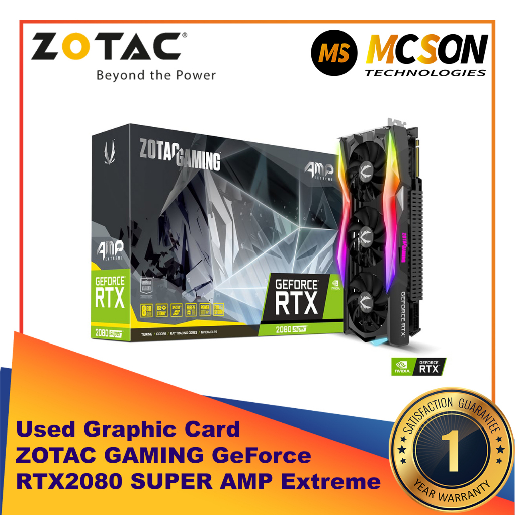 ZOTAC GAMING GeForce RTX 2080 SUPER AMP Extreme GDDR6 8G OC