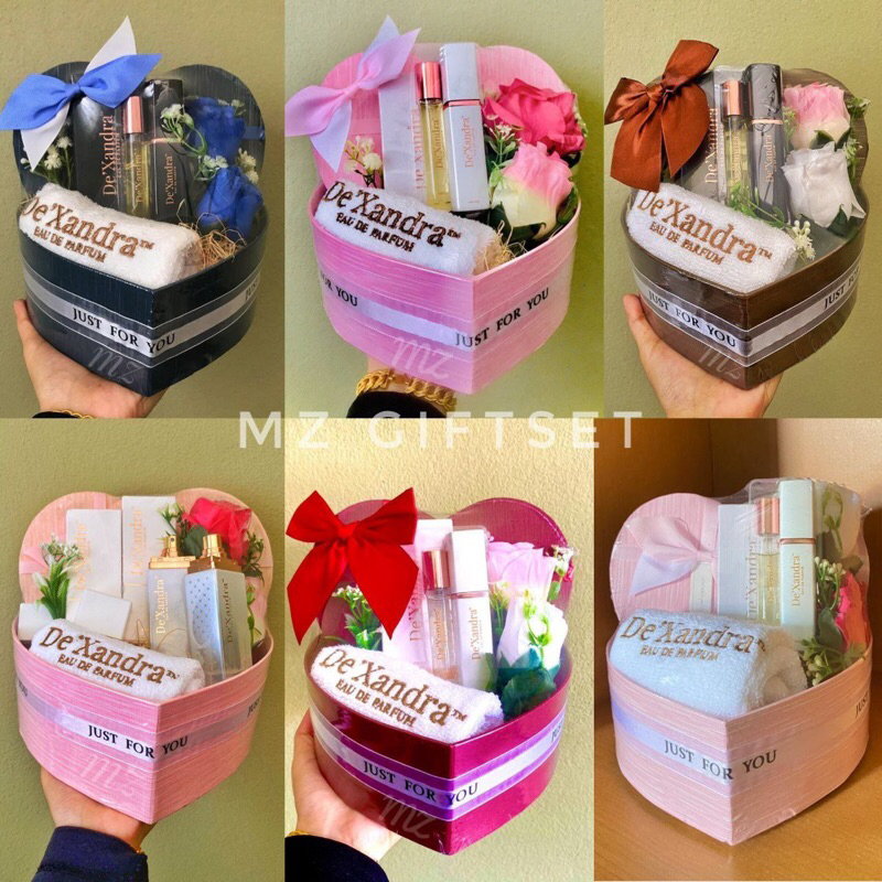 Hantaran Kahwin Siap Gubah Dexandra Perfumes Gift Set Minyak Wangi - Main Image