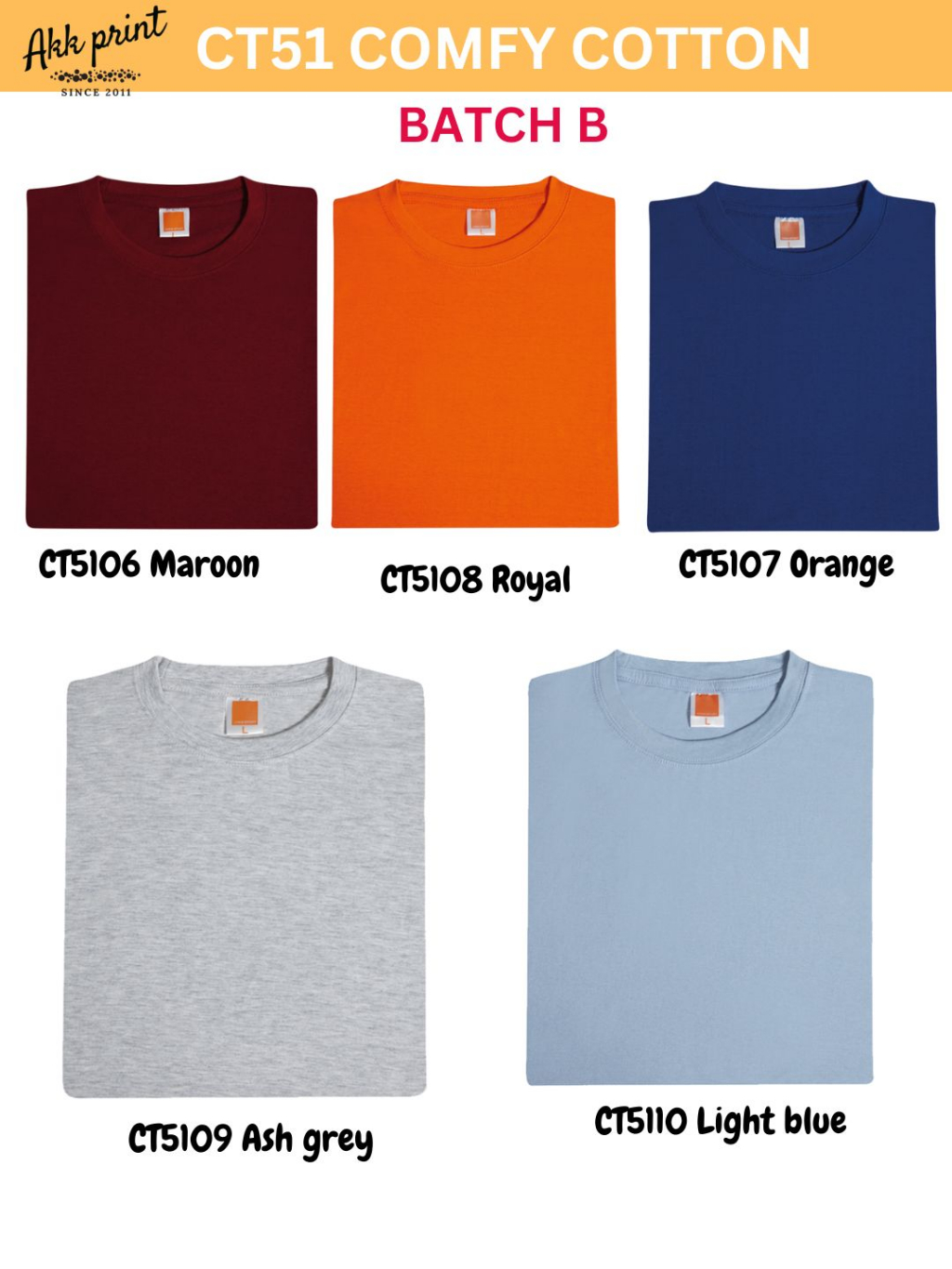 OREN SPORT Ct51 Unisex 100% t shirt cotton clothes Round short sleeve shirt  men160gsm men shirt