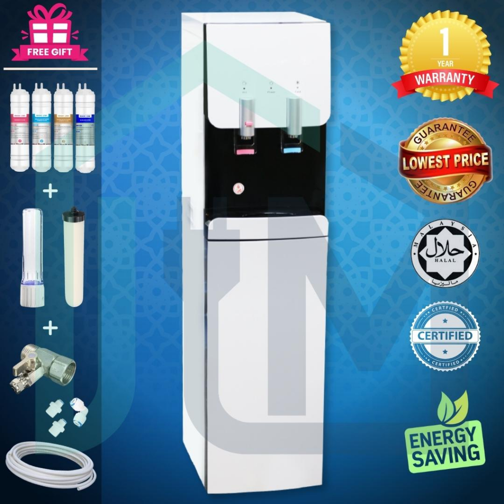 ALKALINE WATER DISPENSER HALAL FILTER KOREA HOT COLD ALKALI PENAPIS AIR