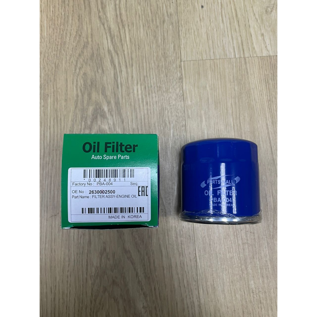ENGINE OIL FILTER GENUINE (PARTSMALL) [263002Y500] HYUNDAI ATOZ