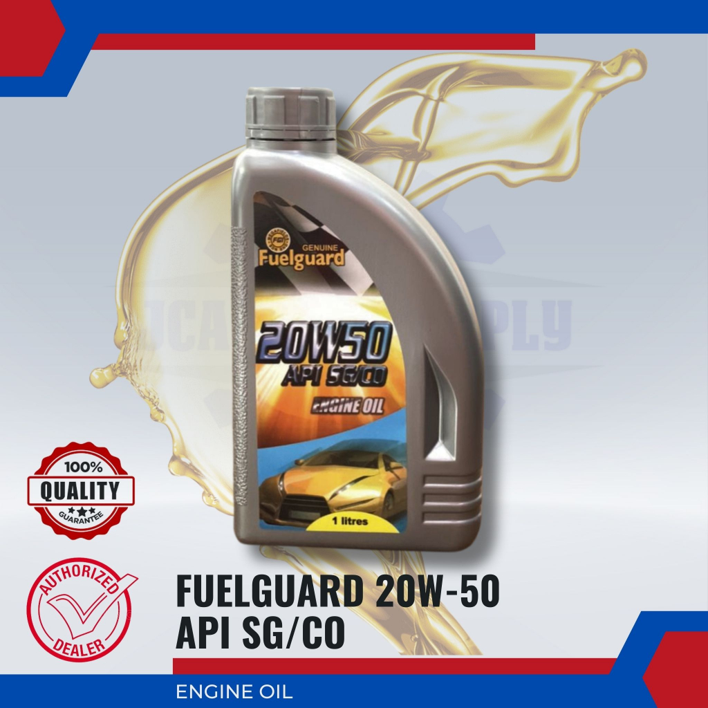 FUEL GUARD ENGINE OIL 20W50 – API SG/CD (1L) | Shopee Malaysia