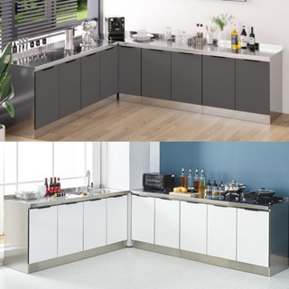 Stainless Steel Kitchen Cabinet High Quality Almari Dapur Murah