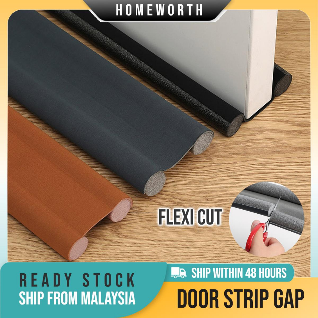 HOMEWORTH 95cm Door Gap Bottom Seal Soundproof Wind Dust Blocker