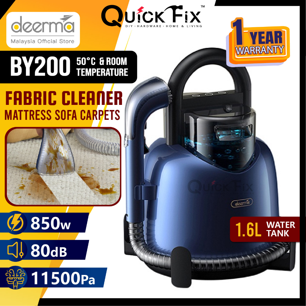 QuickFix Deerma MultiPurpose Hot Rinsing Cleaning Machine BY200 Wet & Dry Vacuum Cleaner Carpet